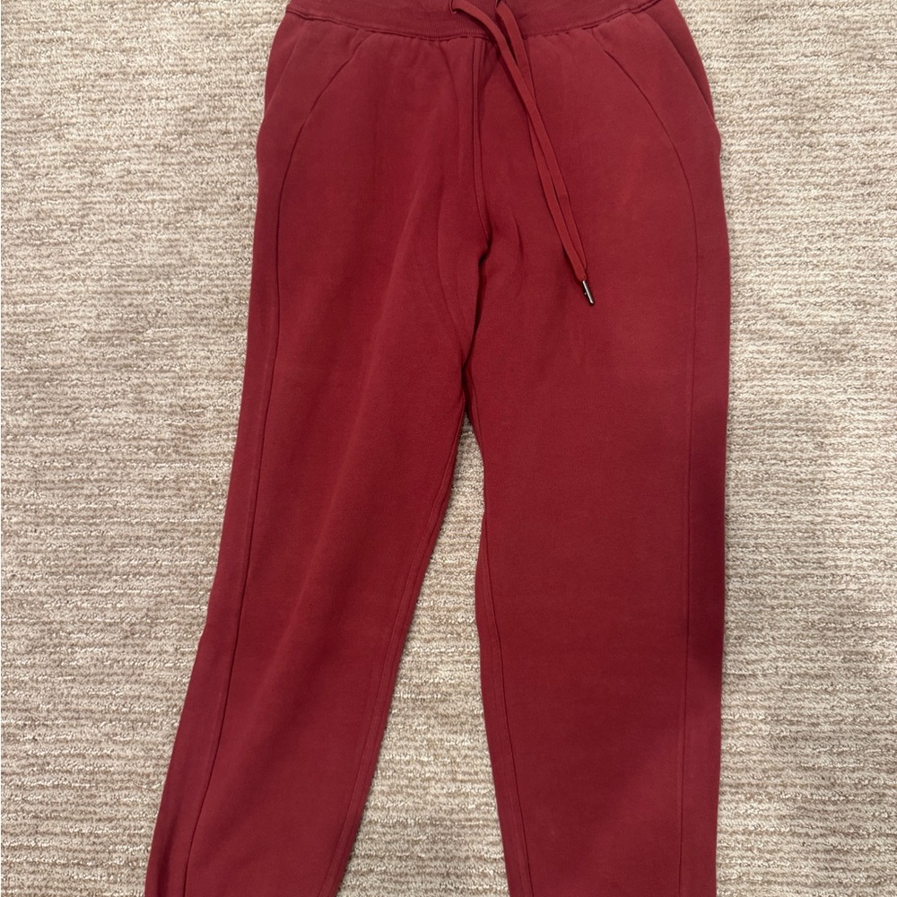 Lululemon Maroon Scuba Sweatpants